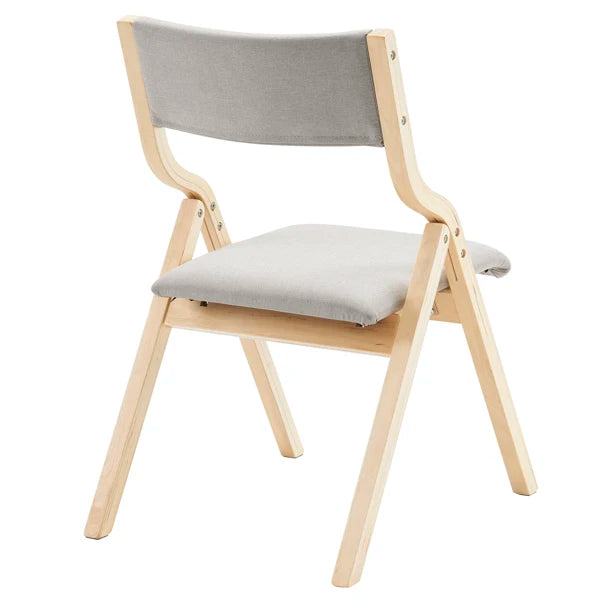 2 Modern Wooden Folding Chairs