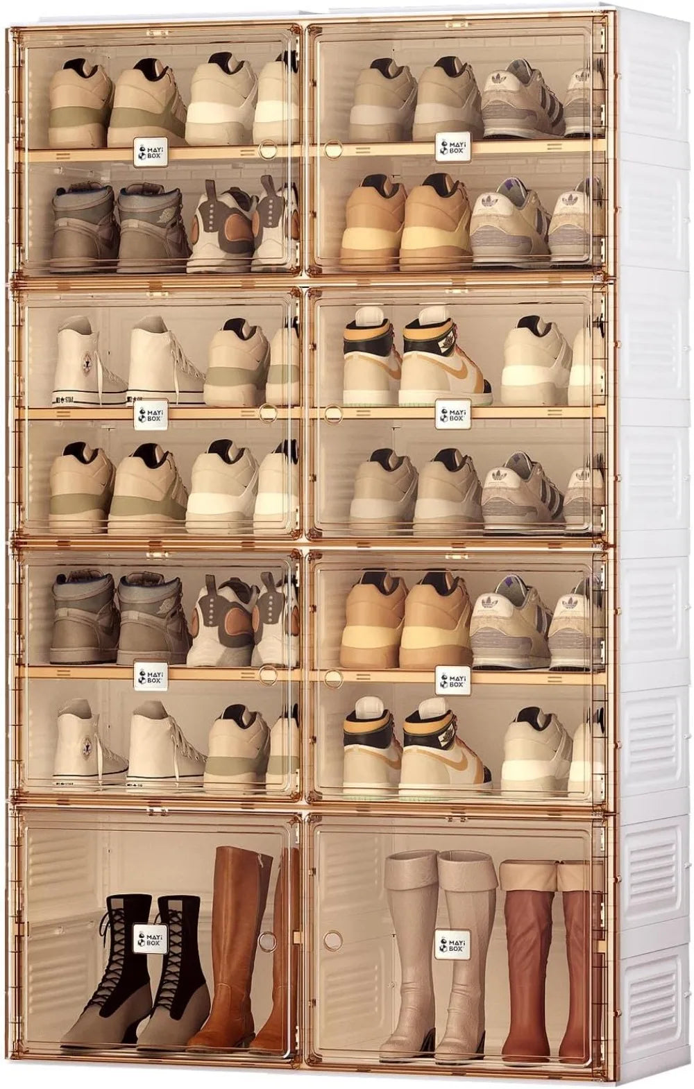 Portable Stackable Closet Shoe Organizer