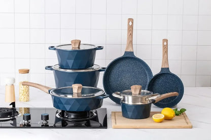 Country Kitchen Induction Cookware Nonstick 13 Piece