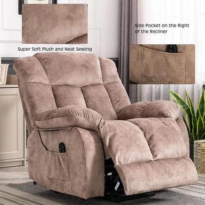 Heavy Duty Reclining Sofa for Elderly