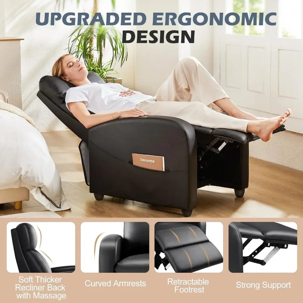 Space Saving Massage Recliner