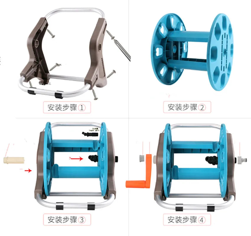 Portable Garden Water Hose Reel