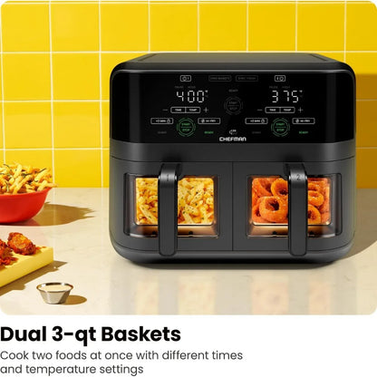 6 Quart Dual Basket Air Fryer