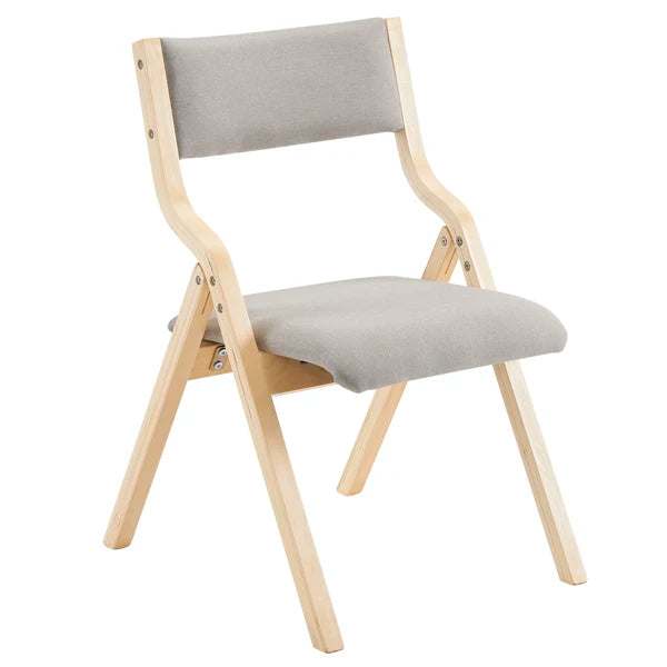 2 Modern Wooden Folding Chairs