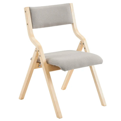 2 Modern Wooden Folding Chairs